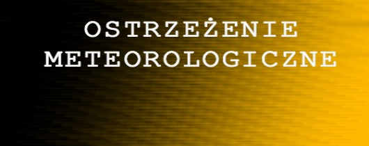 ostrzeżenie meteorologiczne