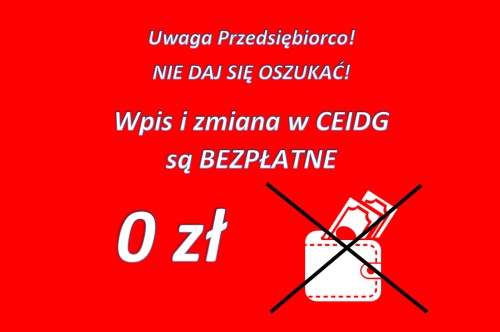 CEIDG - Nie daj się oszukać