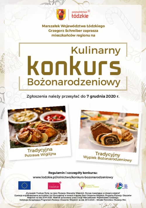 Konkurs kulinarny 2020 plakat