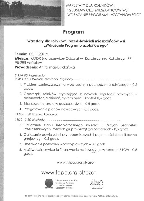 program azotanowy