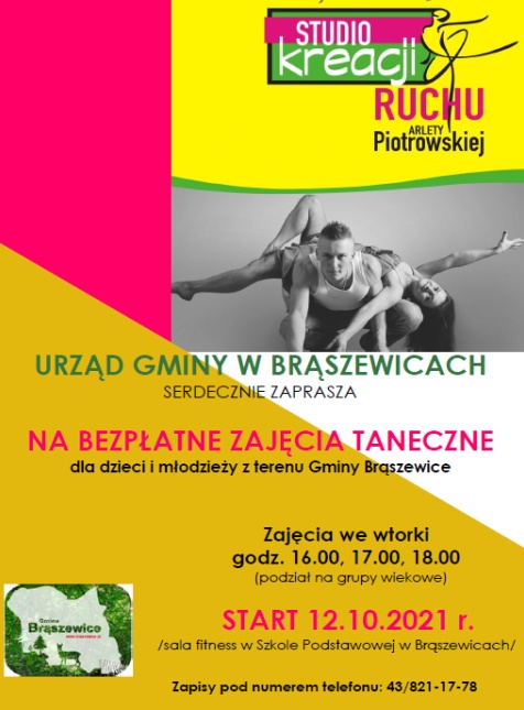 zajęcia taneczne plakat